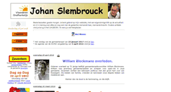 Desktop Screenshot of johanslembrouck.be